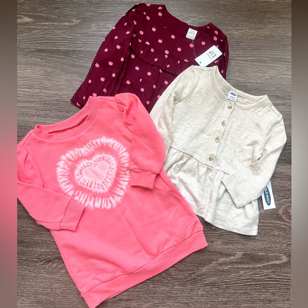 Baby Gap| Old Navy baby girls clothes bundle size 12-18m
